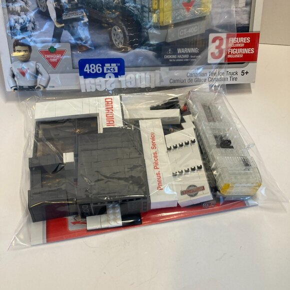 Mega Bloks Canadian Tire Ice Truck World Builders Canada Limited Edition Set - Picture 2 of 16